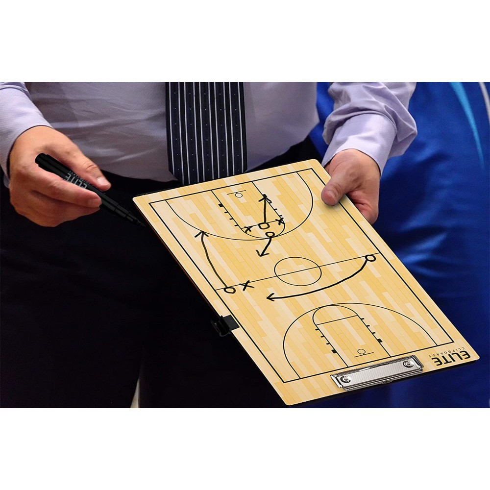 Дошка тренерська баскетбольна тактична Elite Basketball Coaching Board 23х38 см