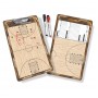 Дошка тренерська баскетбольна тактична GoSport Basketball Coaching Board 24х40 см (GS01) Дошка тренерська баскетбольна тактична GoSport Basketball Coaching Board 24х40 см (GS01)