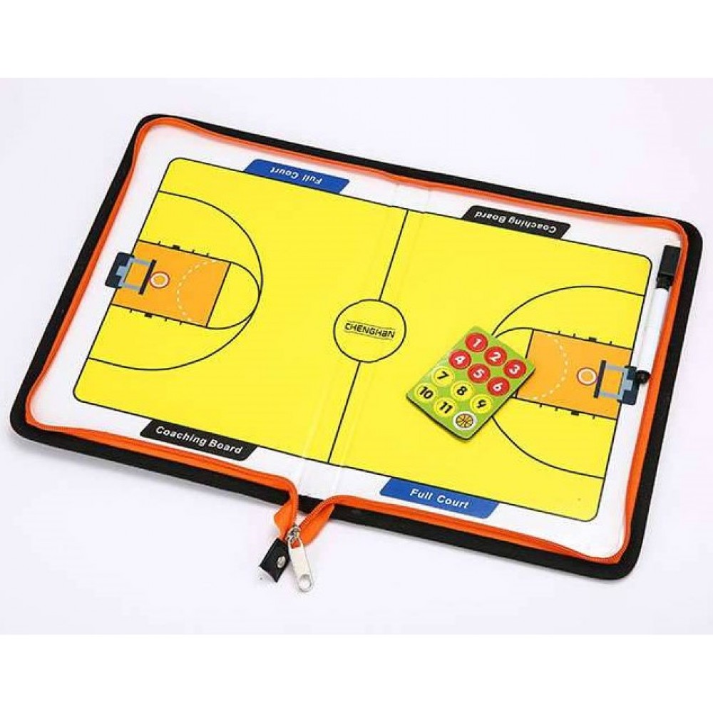 Дошка тренерська баскетбольна магнітна Basketball Coaching Board 42см x 28,5см (C-5935)