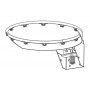 Баскетбольне аммортизаційне кільце Spalding Pro Image Breakaway Rim 45 cм з сіткою, кріпленням (207SCN) Баскетбольне аммортизаційне кільце Spalding Pro Image Breakaway Rim 45 cм з сіткою, кріпленням (207SCN)