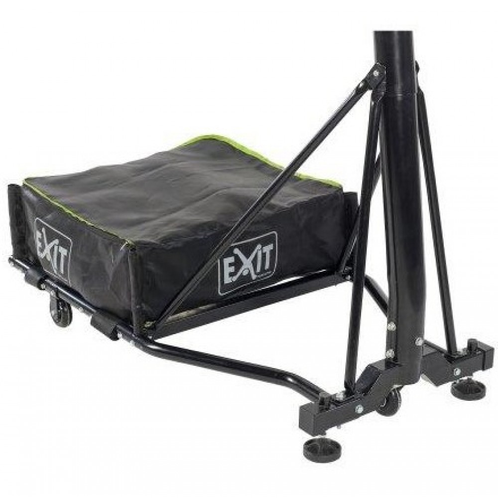 Стійка баскетбольна EXIT Galaxy Black 230-305 см регульована з амортизаційним кільцем (46.15.11.00)
