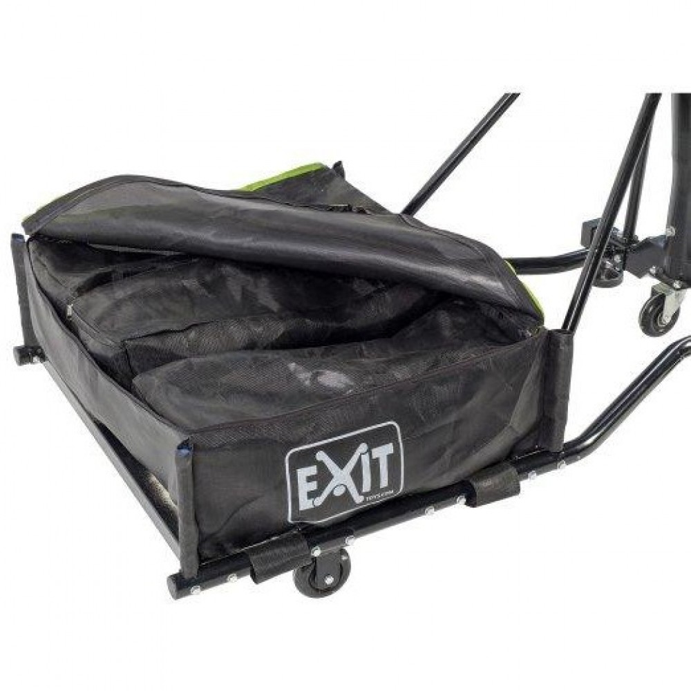 Стійка баскетбольна EXIT Galaxy Black 230-305 см регульована з амортизаційним кільцем (46.15.11.00)