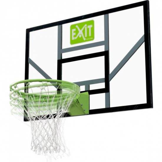 Щит баскетбольний Exit Galaxy 116х77 см з амортизаційним кільцем і сіткою (46.40.30.00)