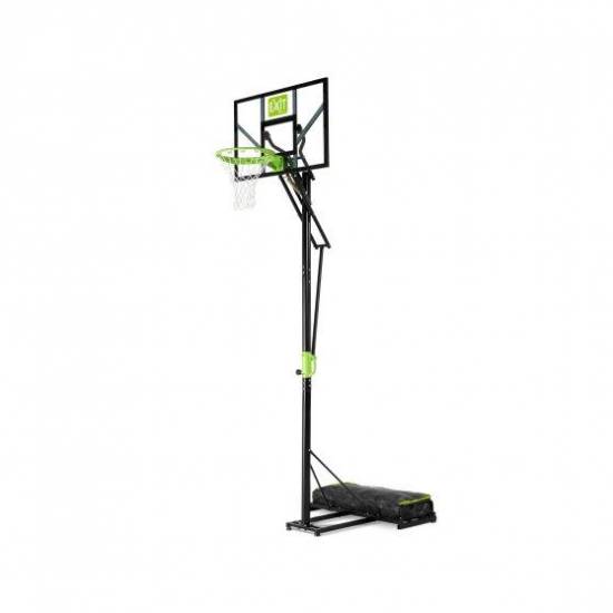 Стійка баскетбольна EXIT Polestar green-black 230-305 см пересувна на колесах регульована (46.60.10.00)