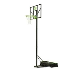 Стійка баскетбольна EXIT Comet green-black 230-305 см пересувна на колесах регульована (46.65.10.00)