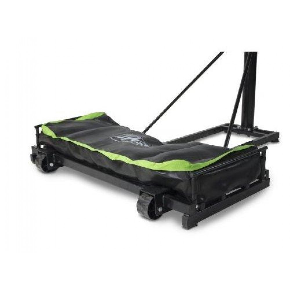 Стійка баскетбольна EXIT Comet green-black 230-305 см пересувна на колесах регульована (46.65.10.00)