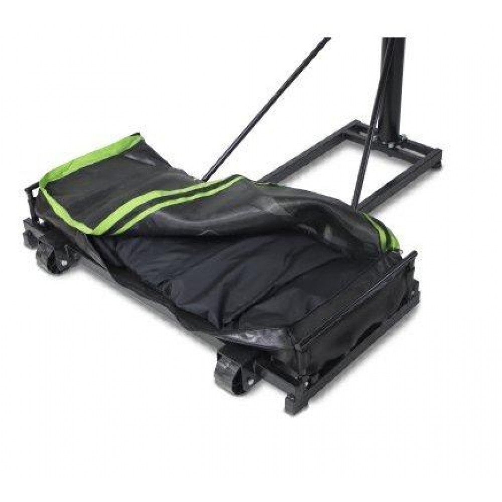 Стійка баскетбольна EXIT Comet green-black 230-305 см пересувна на колесах регульована (46.65.10.00)