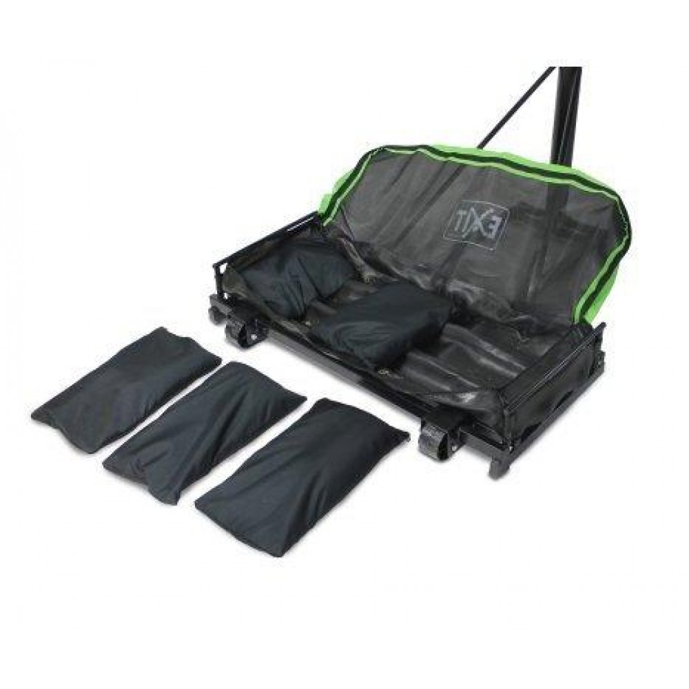 Стійка баскетбольна EXIT Comet green-black 230-305 см пересувна на колесах регульована (46.65.10.00)