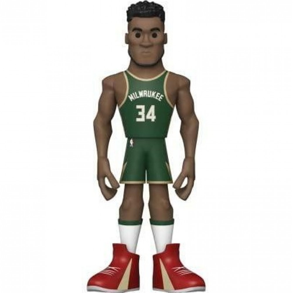 Іграшка-фігурка баскетболіста Funko Pop Gold NBA Milwaukee Bucks - Giannis Antetokounmpo (DRM220324)