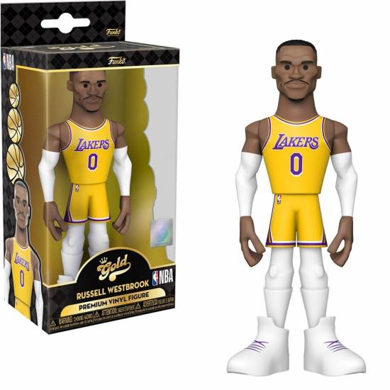 Іграшка-фігурка баскетболіста Funko Pop Gold NBA Lakers Russell Westbrook (DRM220318)