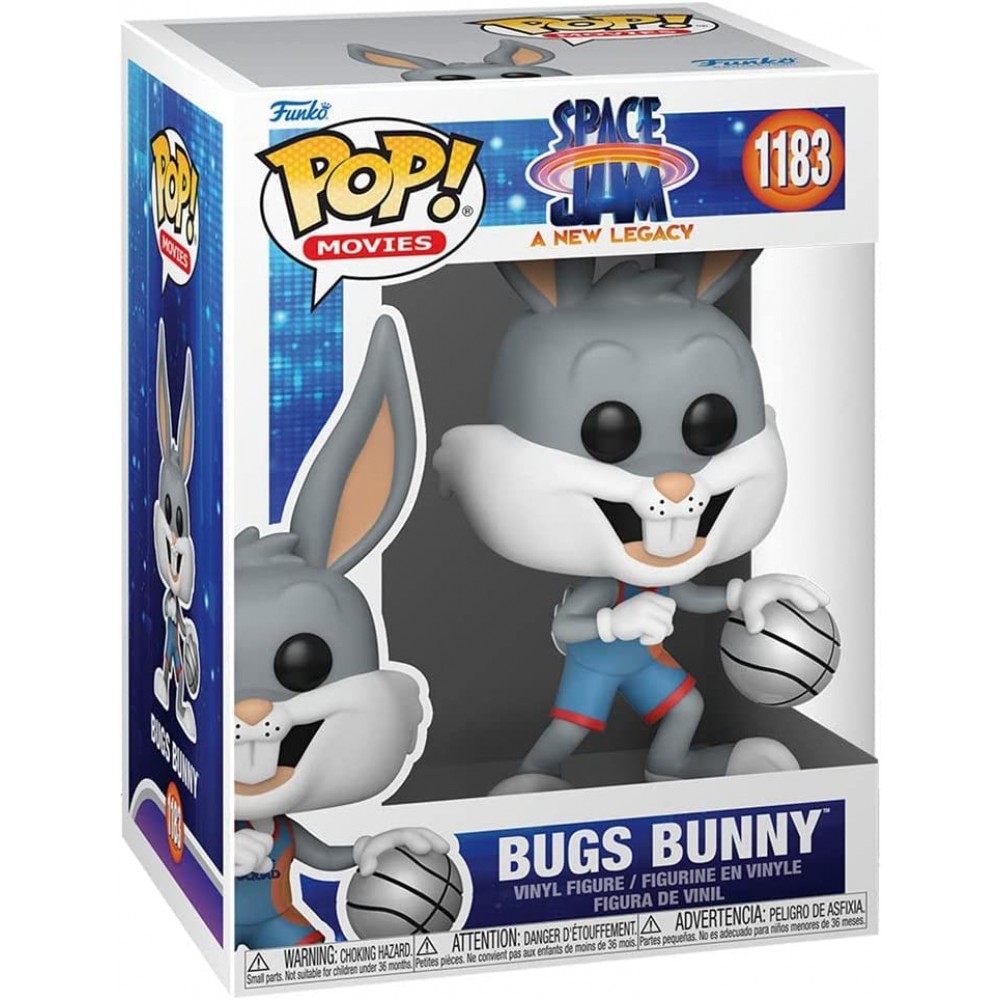 Іграшка-фігурка баскетбольна Funko POP Movies Space Jam 2 Bugs Dribbling (DRM220320)