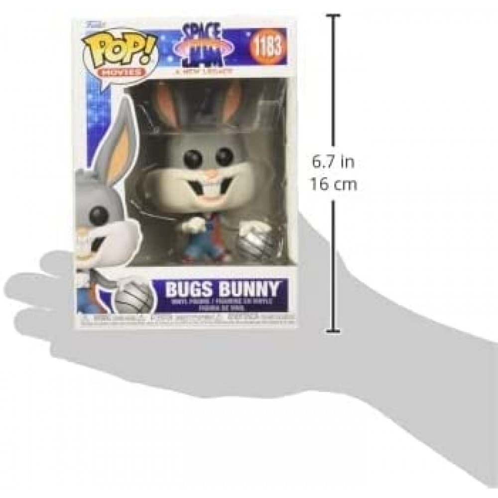 Іграшка-фігурка баскетбольна Funko POP Movies Space Jam 2 Bugs Dribbling (DRM220320)