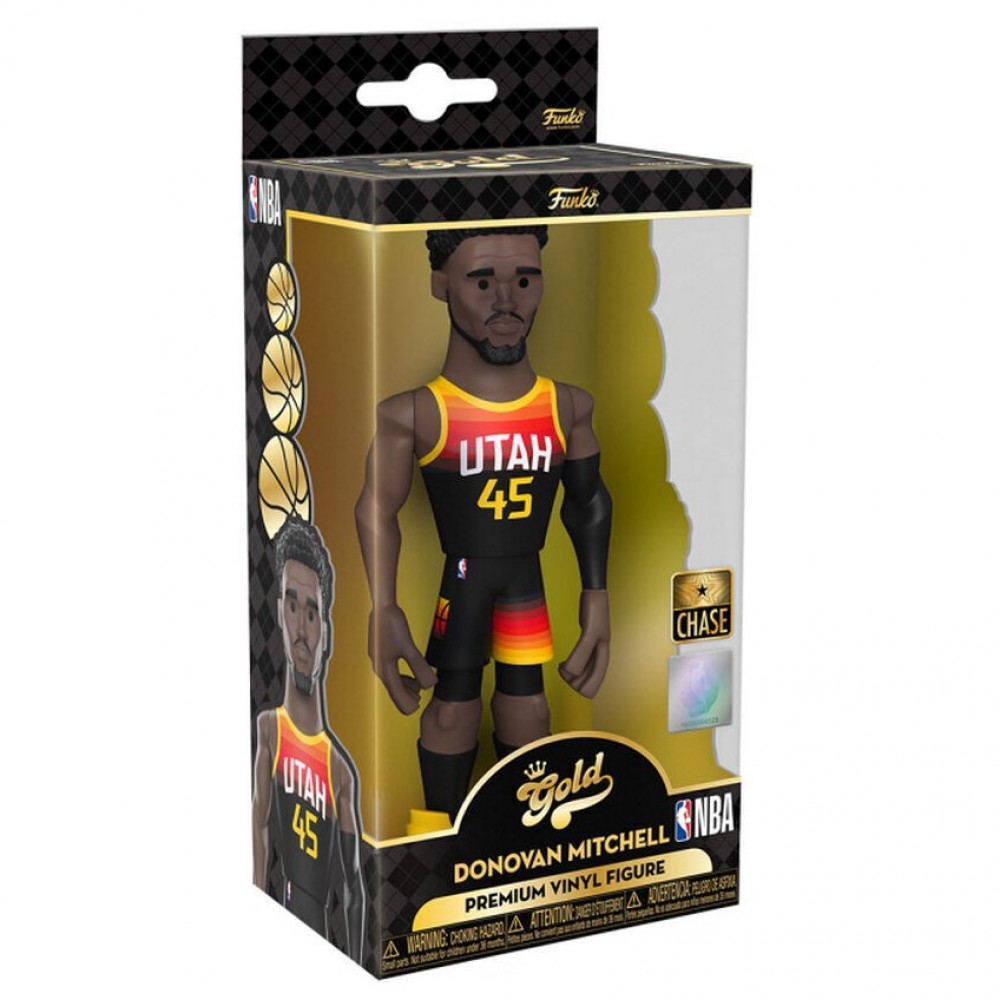 Іграшка-фігурка баскетболіста Funko Pop Gold NBA Uta Jazz Donovan Mitchell (DRM220319)