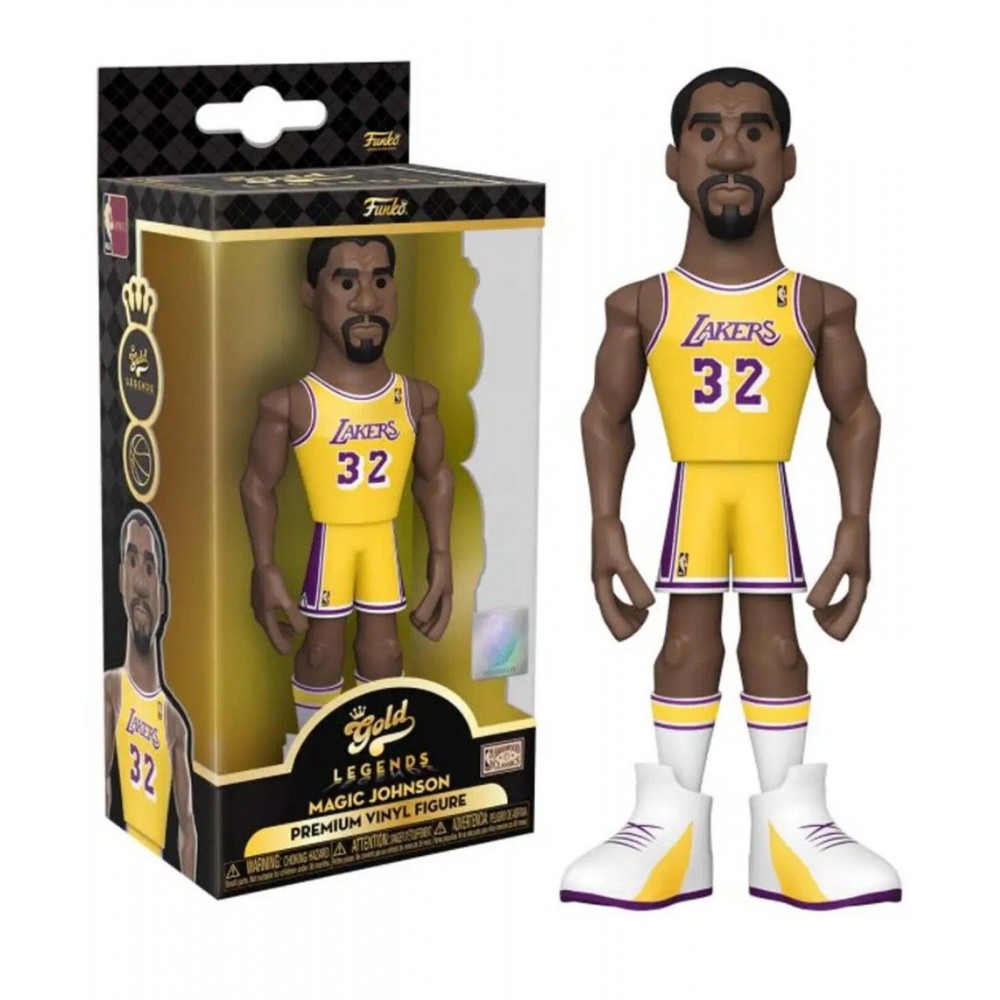Іграшка-фігурка баскетболіста Funko Pop Gold NBA Legends Magic Johnson (DRM220318.6)