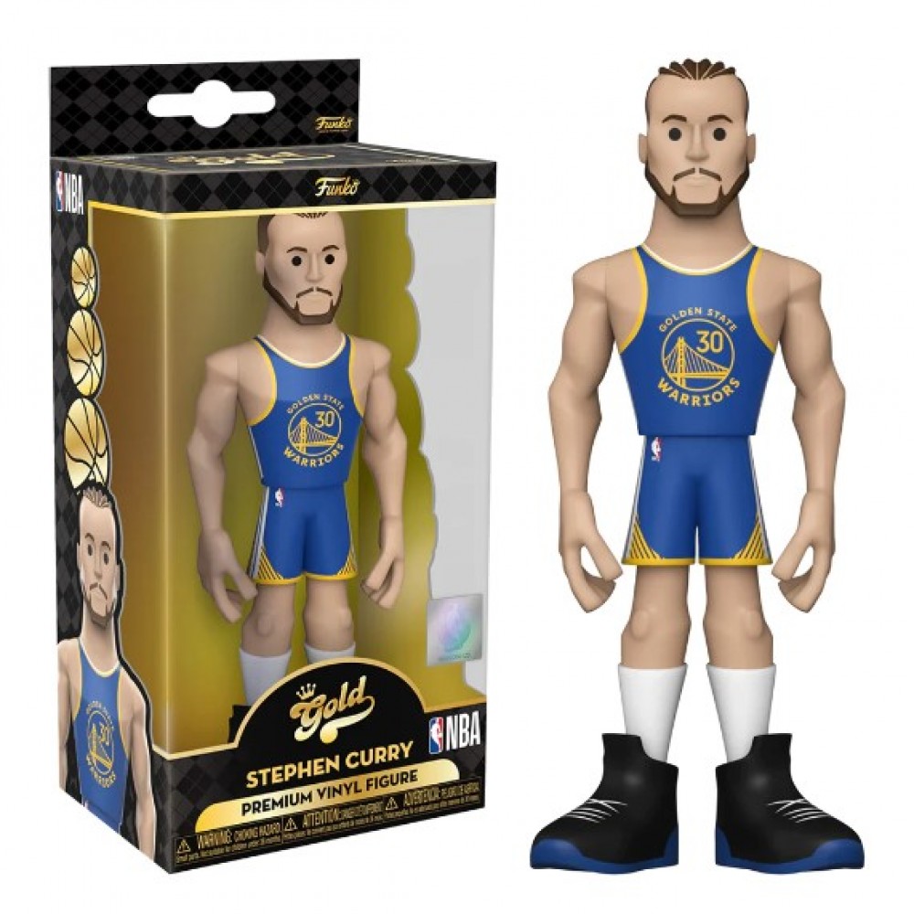 Іграшка-фігурка баскетболіста Funko Pop Gold NBA Golden State Warriors Steph Curry (DRM220323)