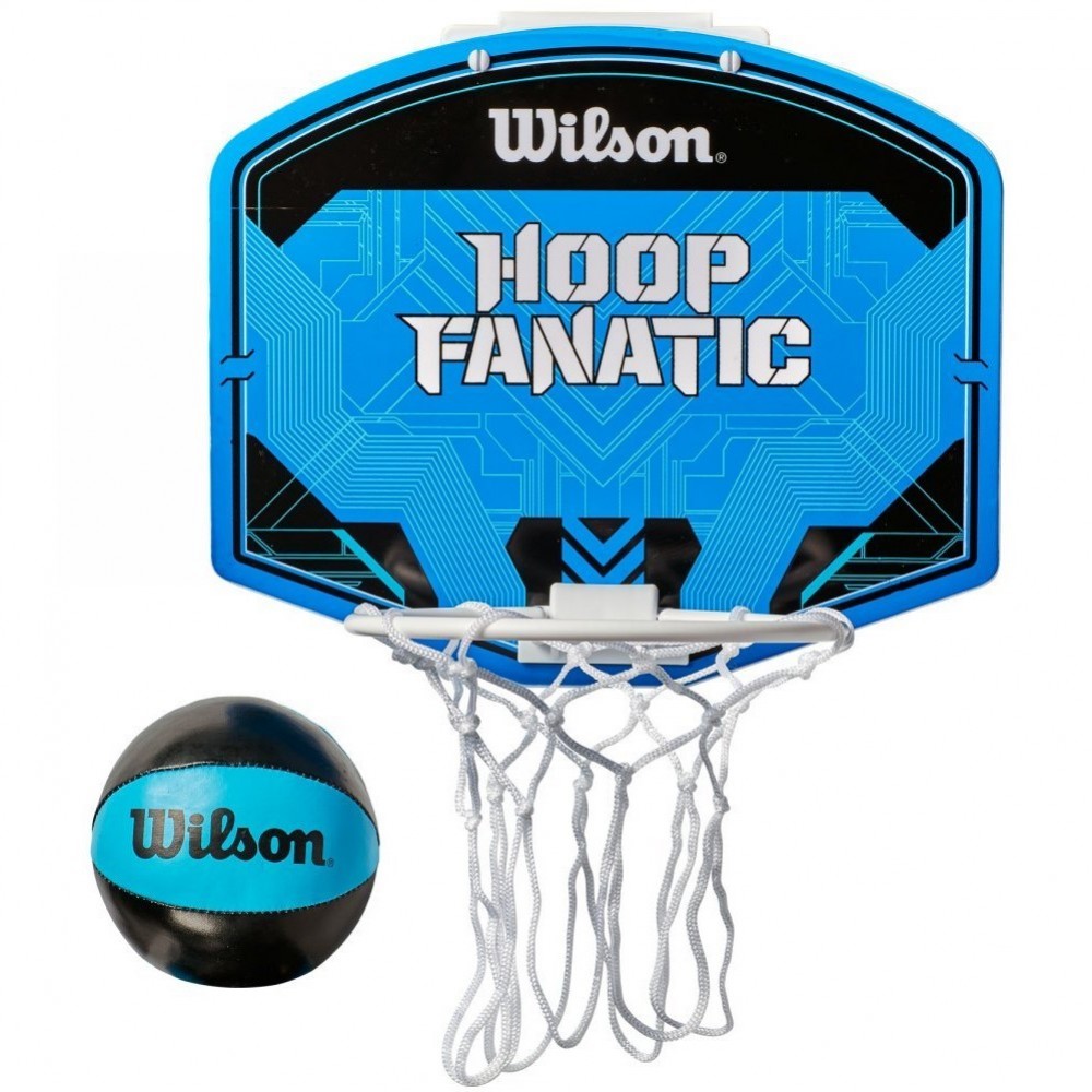 Міні-щит баскетбольний Wilson Hoop Fanatic Mini 23х29 см на двері для ігор та розваг (WTBA00436)