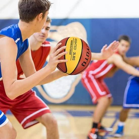 Важкий баскетбольний м'яч KUYOTQ Training Heavy Weight Control Basketball розмір 7 композитна шкіра