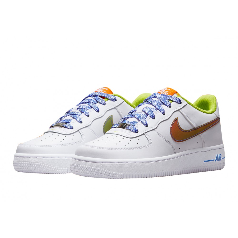 Кросівки спортивні Nike Air Force 1 Gs для спорту та на кожен день (DQ7767-100)