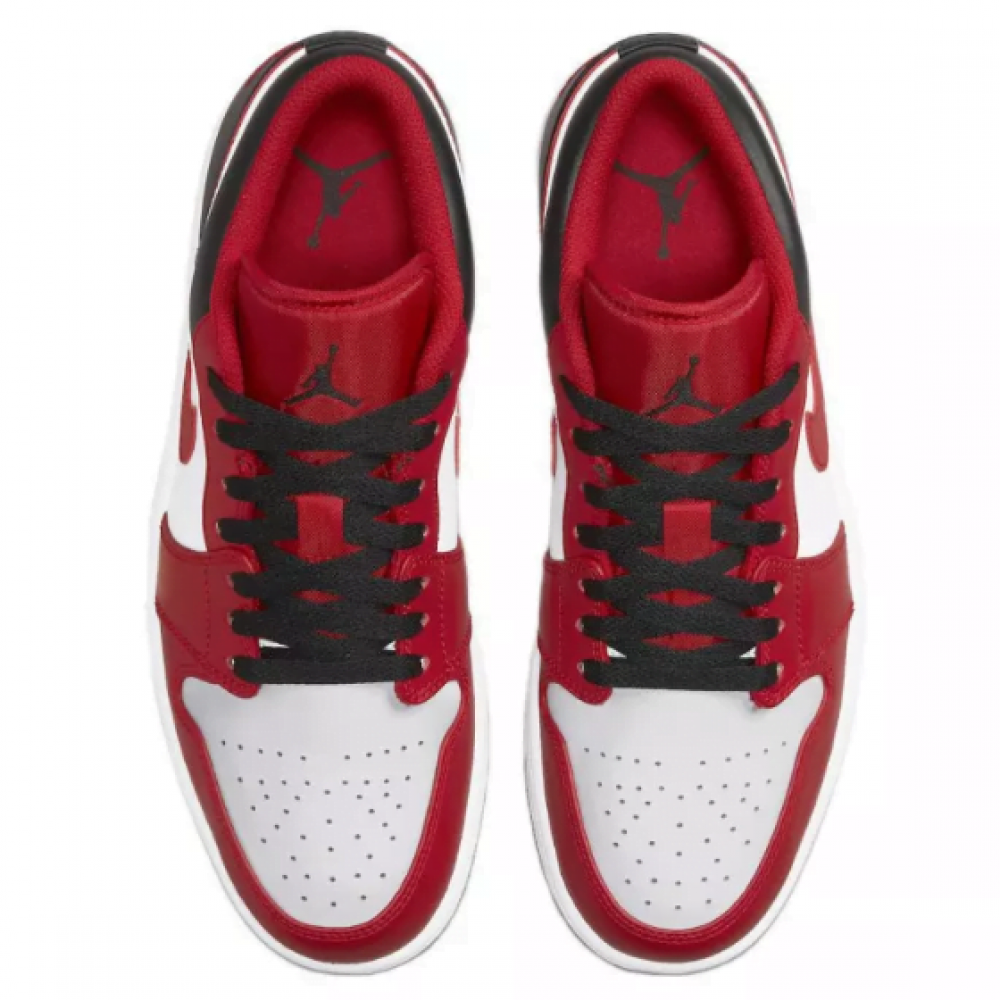 Кросівки Air Jordan 1 Low "Bulls" р. 46 баскетбольні та на кожен день (553558-163)
