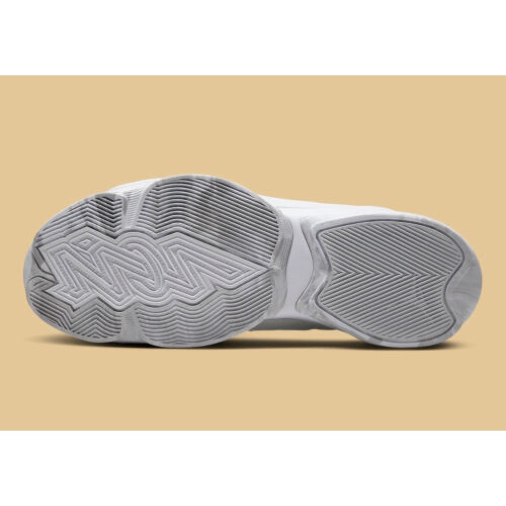 Кросівки баскетбольні Jordan Zion 2 White Metallic Gold Basketball Shoes (DQ7688-170)