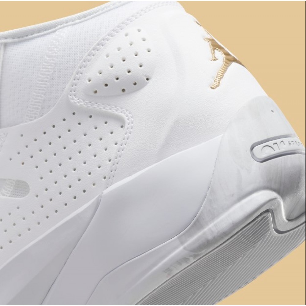 Кросівки баскетбольні Jordan Zion 2 White Metallic Gold Basketball Shoes (DQ7688-170)
