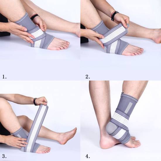 Фіксатор-бандаж гомілки LiveUp Ankle Support (LS5674)