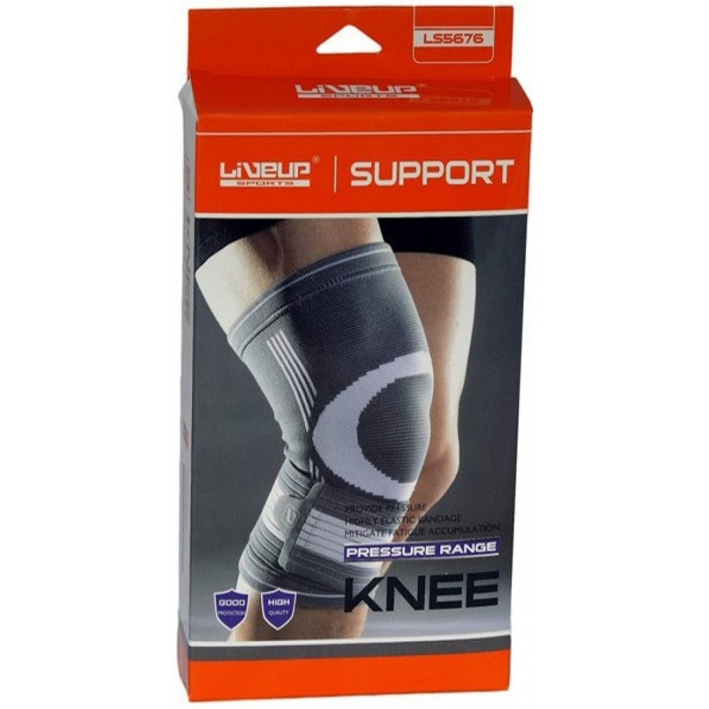 Наколінник-фіксатор-бандаж коліна LiveUP Knee Support регульований (LS5676)