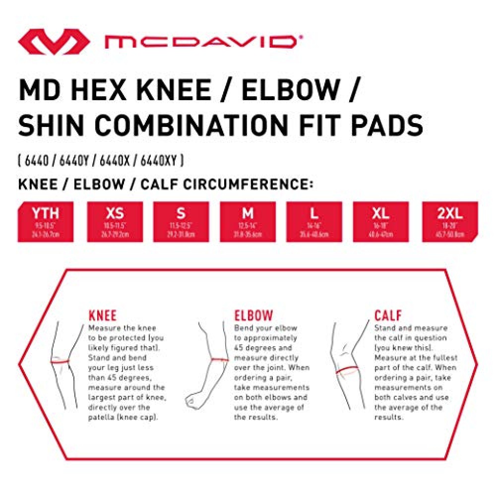 Наколінники баскетбольні McDavid 6446 Hex Knee Pads Navy (6446)