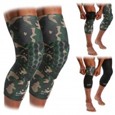 Наколінники баскетбольні двосторонні McDavid 6446 Hex Knee Pads чорні-камуфляж (6446)