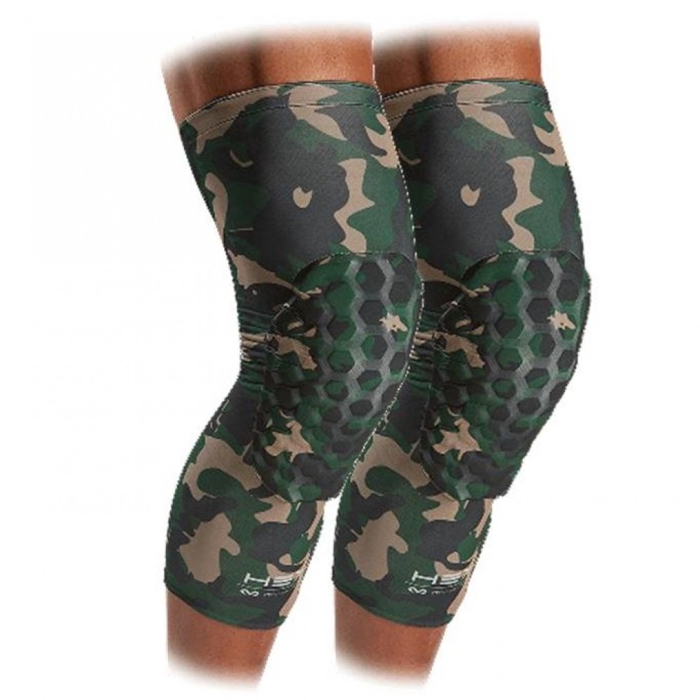 Наколінники баскетбольні двосторонні McDavid 6446 Hex Knee Pads чорні-камуфляж (6446)
