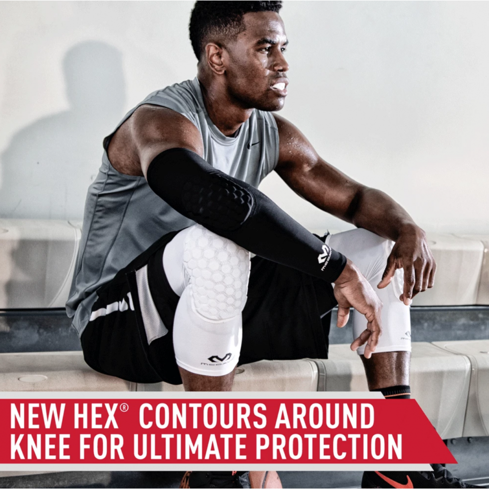 Наколінники баскетбольні McDavid 6446 Hex Knee Pads білі (6446)