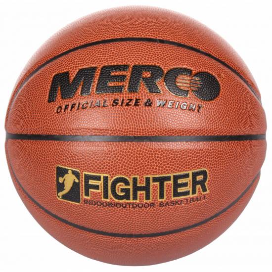 М'яч баскетбольний Merco Fighter Basketball розмір 5, 6, 7 композитна шкіра (ID36941)