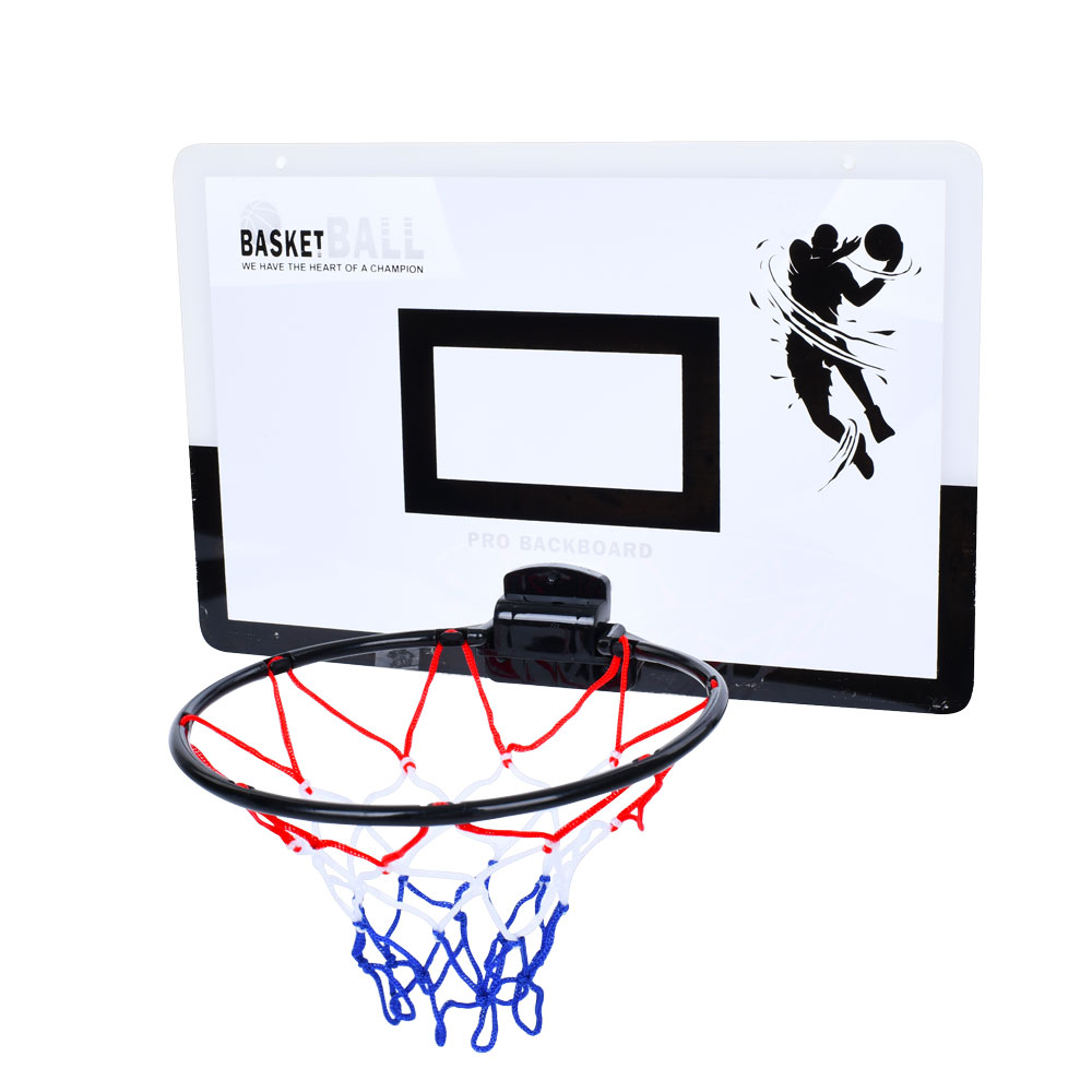 Міні-щит баскетбольний Basketball MiniHoop 40х26 см з кільцем 24 см і сіткою (MR1174)
