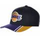 Кепка-бейсболка Mitchell & Ness Los Angeles Lakers Cap (MN-NBA-FA064-LALAKE-BLKYEL)