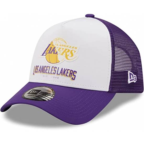 Кепка-бейсболка New Era 9Forty NBA Los Angeles Lakers Graphic Trucker Cap (60081404)