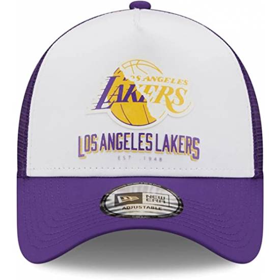 Кепка-бейсболка New Era 9Forty NBA Los Angeles Lakers Graphic Trucker Cap (60081404)