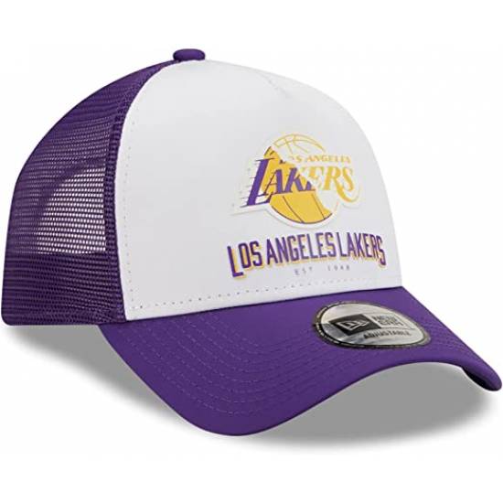 Кепка-бейсболка New Era 9Forty NBA Los Angeles Lakers Graphic Trucker Cap (60081404)