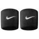 Напульсники Nike Swoosh Wristbands 2 шт. (1 пара) для спорту, ігор, тренувань чорні (N.NN.04.010.OS) 