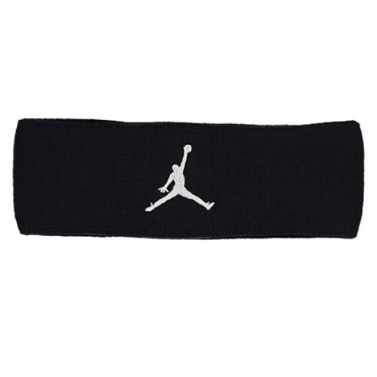 Пов'язка баскетбольна  на голову Jordan Dri-FIT Jumpman Headband чорна (J.JN.00.010.OS)