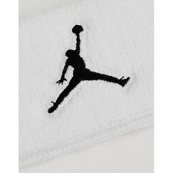 Пов'язка баскетбольна на голову Jordan Dri-FIT Jumpman Headband біла (J.KN.00.101.OS)