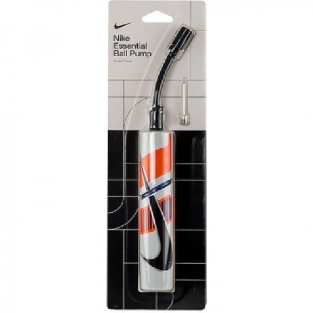Насос Nike Essential Ball Pump Blue ручний для спортивних м'ячів (N.000.1484.113.NS) 