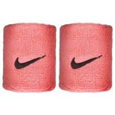 Напульсники Nike Swoosh Wristbands 2 шт. (1 пара) для спорту, ігор, тренувань рожеві (N.000.1565.677.OS) 