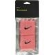Напульсники Nike Swoosh Wristbands 2 шт. (1 пара) для спорту, ігор, тренувань рожеві (N.000.1565.677.OS) 