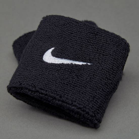 Напульсники Nike Swoosh Wristbands 2 шт. (1 пара) для спорту, ігор, тренувань темно-сині (N.NN.04.416.OS) 