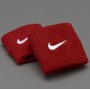 Напульсники Nike Swoosh Wristbands 2 шт. (1 пара) для спорту, ігор, тренувань червоні (N.NN.04.601.OS) Напульсники Nike Swoosh Wristbands 2 шт. (1 пара) для спорту, ігор, тренувань червоні (N.NN.04.601.OS)