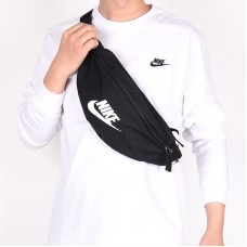 Сумка-бананка на пояс Nike Heritage Waistpack 3 л для зберігання дрібних предметів (DB0490-010)