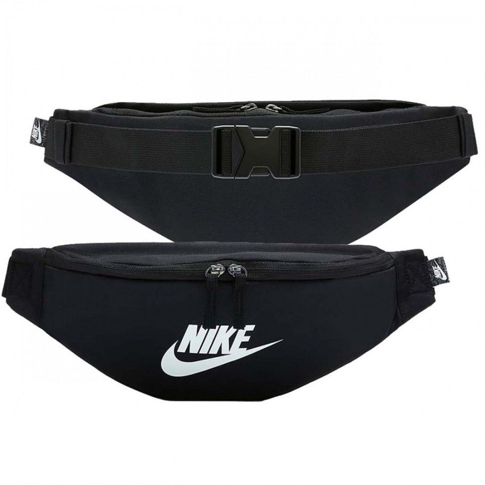 Сумка-бананка на пояс Nike Heritage Waistpack 3 л для зберігання дрібних предметів (DB0490-010)