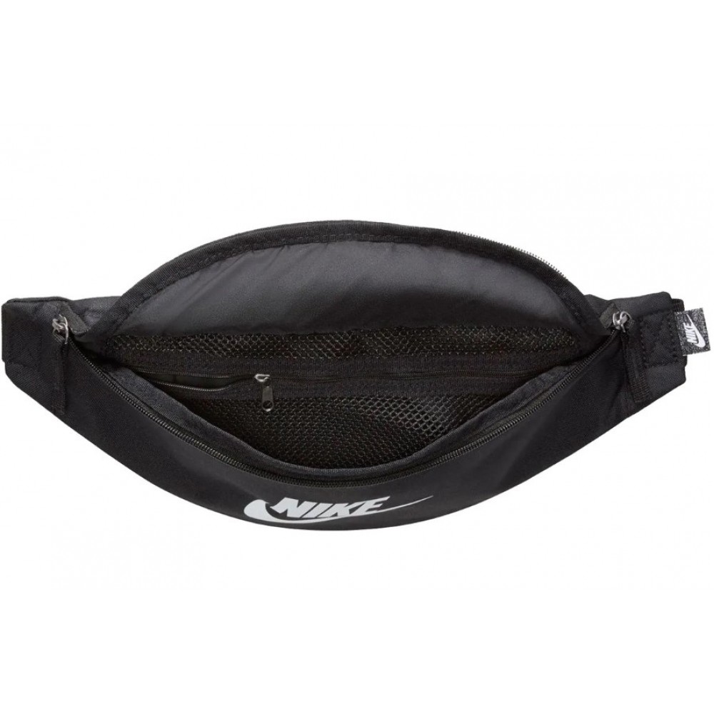 Сумка-бананка на пояс Nike Heritage Waistpack 3 л для зберігання дрібних предметів (DB0490-010)