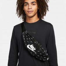 Сумка-бананка на пояс Nike Heritage Waistpack для зберігання дрібних предметів (DM2161-010)