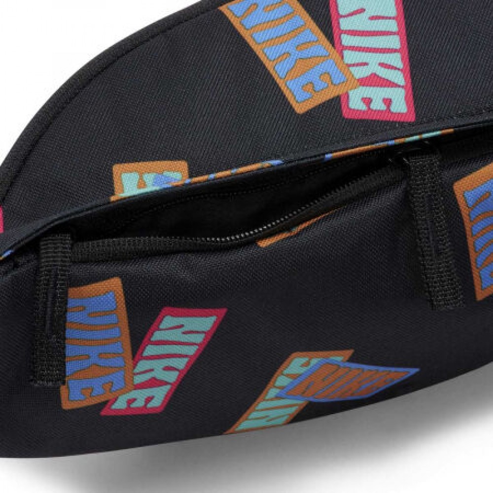 Сумка-бананка на пояс Nike Heritage Waistpack для зберігання дрібних предметів (DM2162-010)
